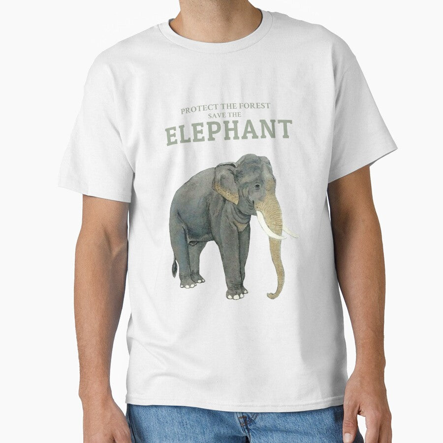 Protect the Wildlife Save the Elephant by KewaleeTee