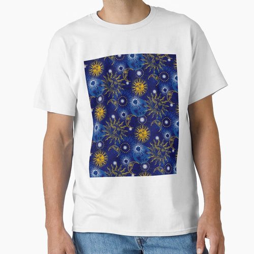 90s Whimsi-goth Celestial Sun And Moon Pattern by FernaRoje