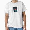 Neon Pyramid Retro Futuristic Grid by Le Grand Requin