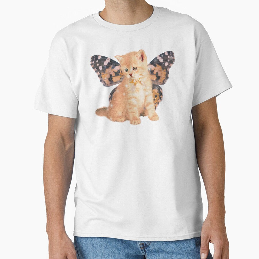 Peach/Cream Vintage Fairy Kitten by CazmieCo