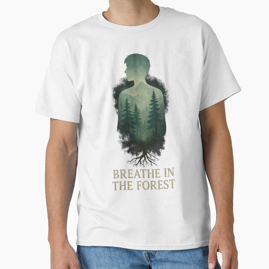 Breathe In the Forest – Nature Within Silhouette by The Midnight Fiber