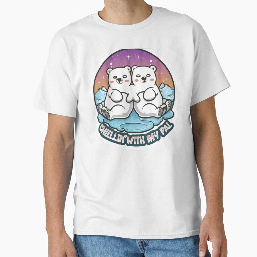Polar Bear: Chillin with pal by OceanProtec