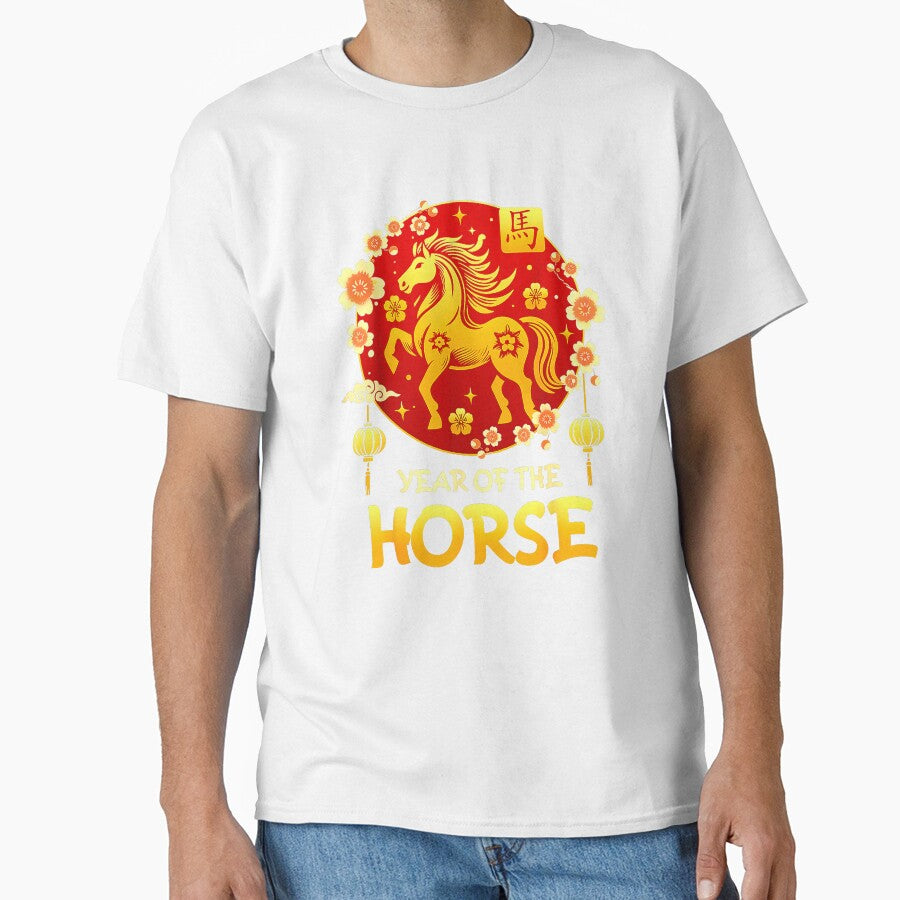Year Of The Horse Chinese New Year Lucky by MerchDeviant
