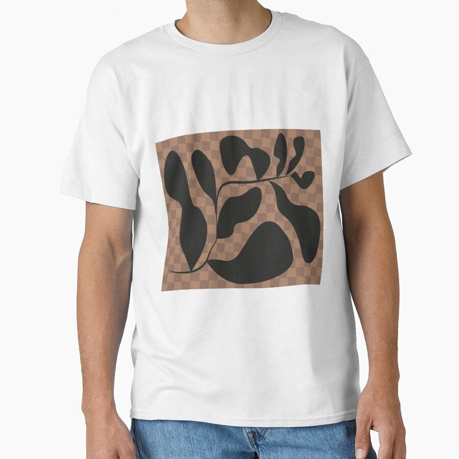 Brown aesthetic abstract plant by B-outfiters
