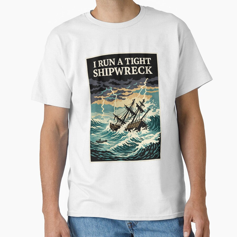 I Run Tight Shipwreck Homeschool Mama Cool Mom ,Mother Day Gif by AsturShop