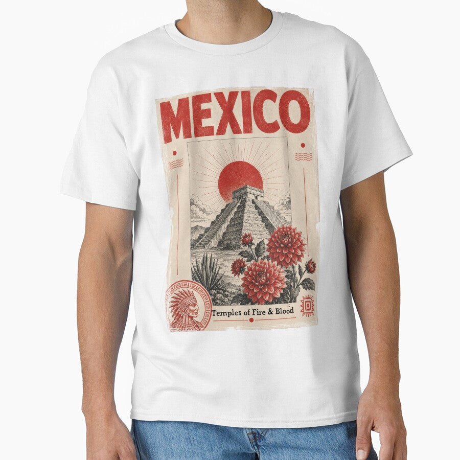 Mexico Heritage Design Styled In Urban Grunge Fashion by RustyGhostWear