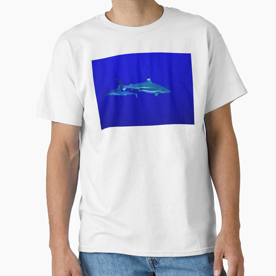 Guardian Sharks in the blue ocean by tank200bar