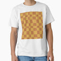 Orange and yellow checkered pattern by B-outfiters