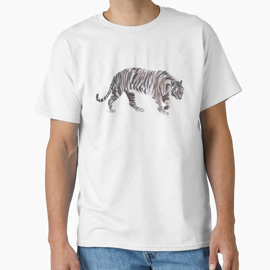 Stripey Tiger Walk by Brian James Fichtner