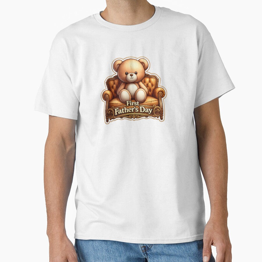 Vintage Bear First Fathers Day 2026 by Grump and Co