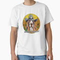 Basset Hound Classic T-Shirts by Pawshimi Studio