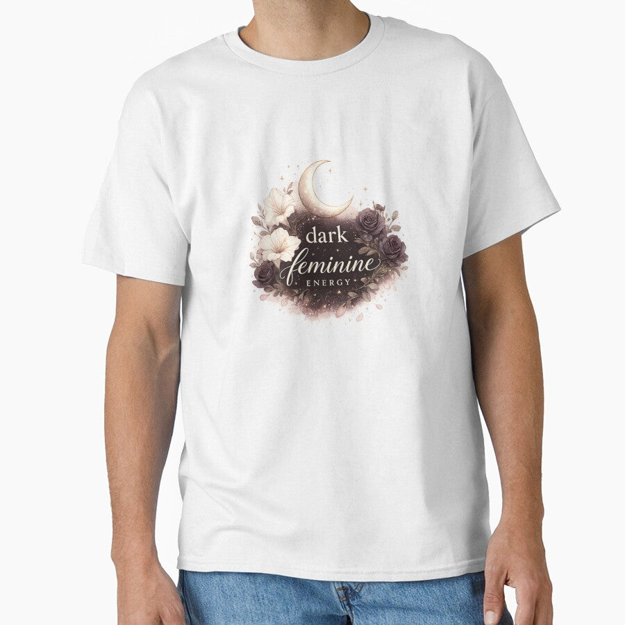 Dark Feminine Energy Gift for Her Women Empowerment Mystical Shirt by DreamelleStudio