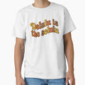 Groovy "Delulu Is The Solulu" Retro 70s Aesthetic Quote by Tokraz-art