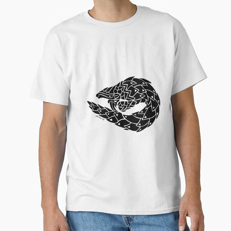 Chinese Pangolin Tribal Design by KitayamaDesigns