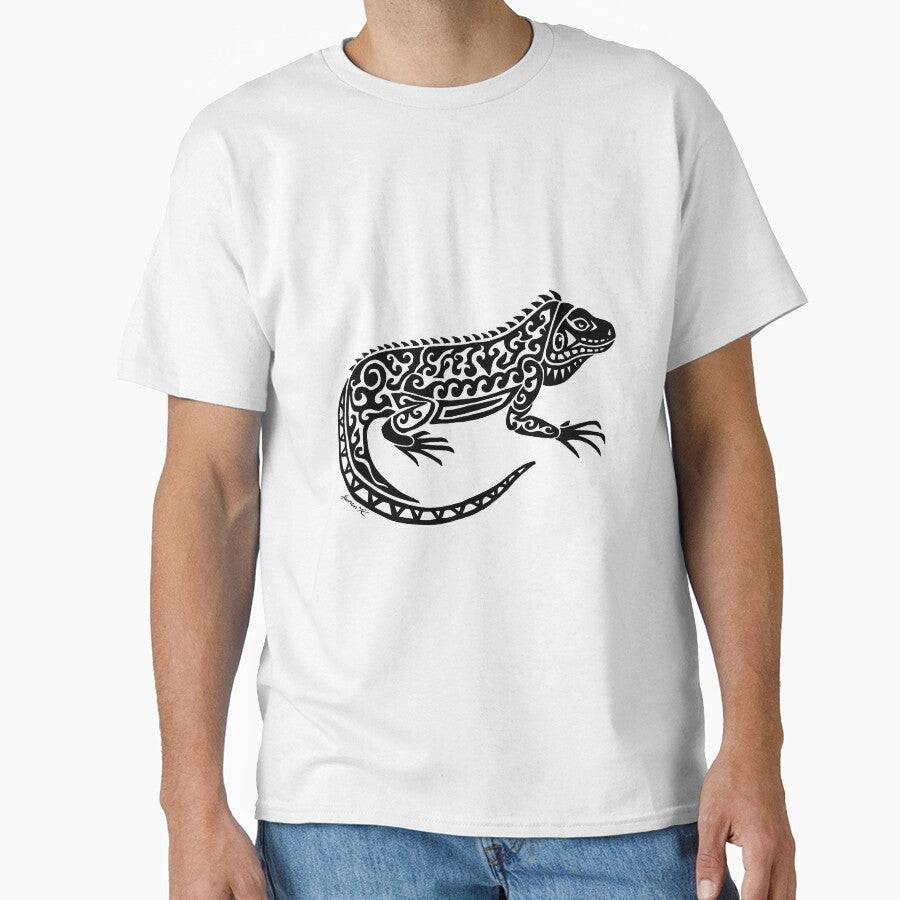 Lesser Antilles Iguana Tribal Design by KitayamaDesigns