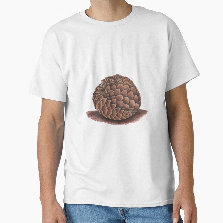 Pangolin in a ball by Chouetteplanete