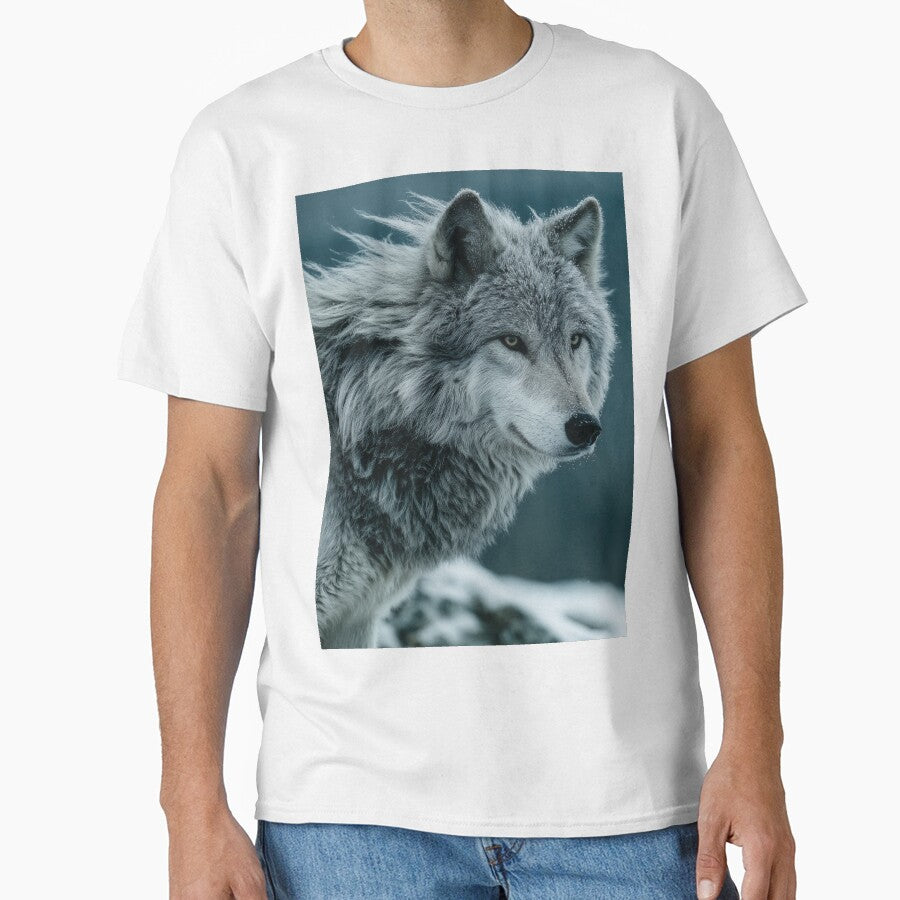 Gray Wolf Poised by DamesStudios