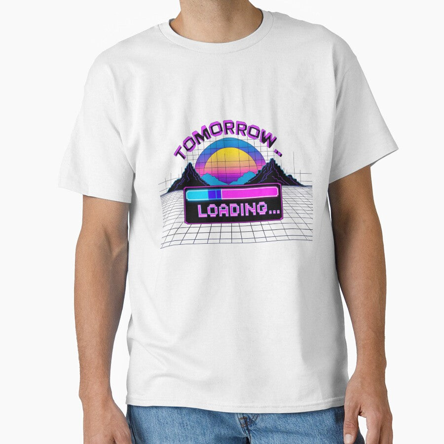 Cyber Sunset Text by Wearable Prints