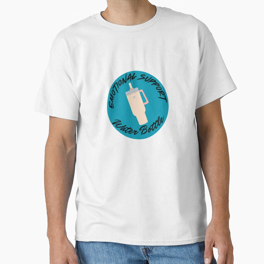 Emotional support water bottle, blue by Evelyn Designs