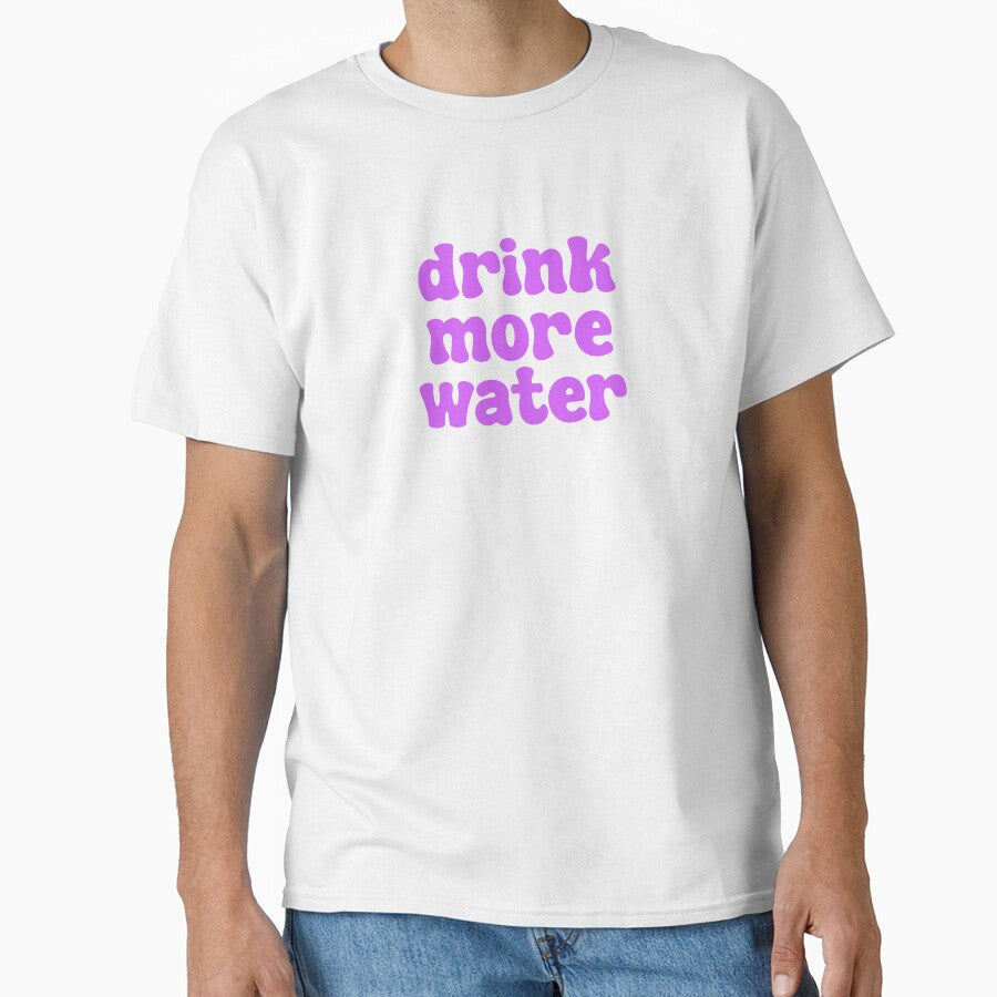 Drink More Water - purple by michaelawells97