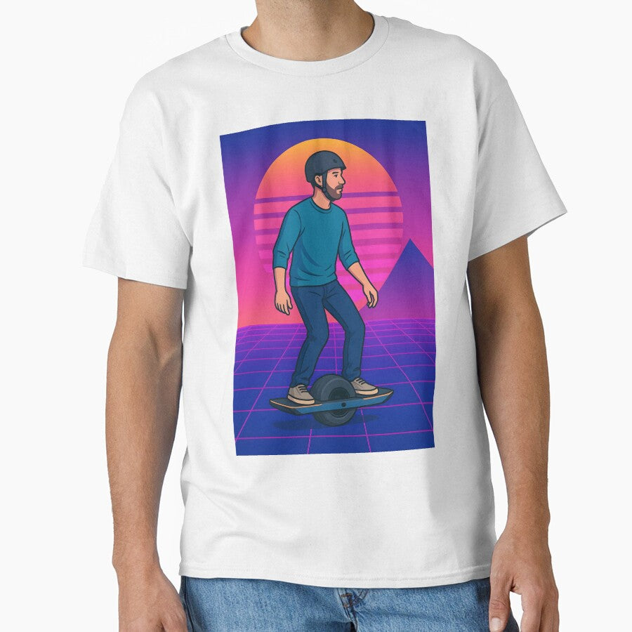 Onewheel – Vaporwave City Grid by Boombox Theory