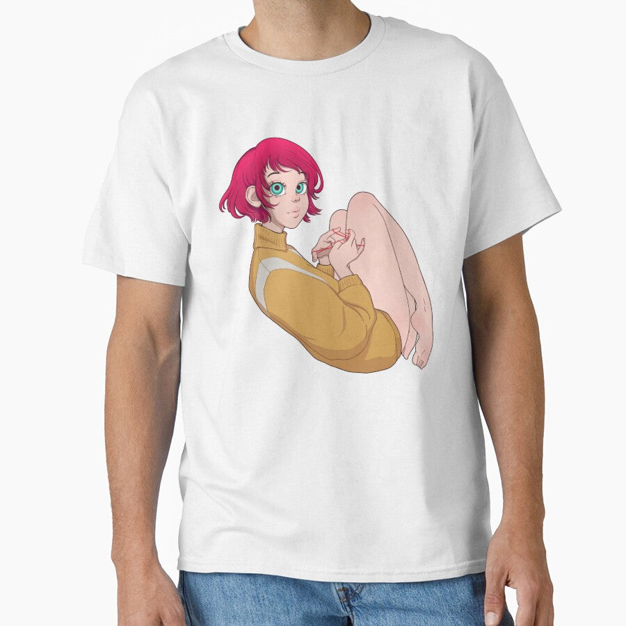 Pink Hair, Green Eyes, Red Thread by Ctoolooshka