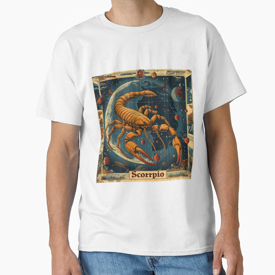 Vintage SciFi Style Scorpio Zodiac Sign by AiHead