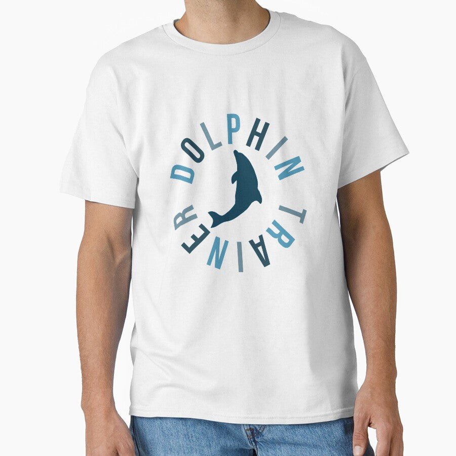 D is for Dolphin Trainer ,Dolphin Trainer Design – Dedicated Marine Mammal Care and Training Artwork by PrettylittlepastelUk