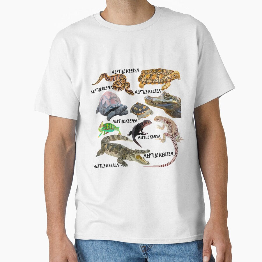 R is for Reptile Keeper,Reptile Keeper Design – Dedicated Care and Conservation of Exotic Reptiles Artwork by PrettylittlepastelUk