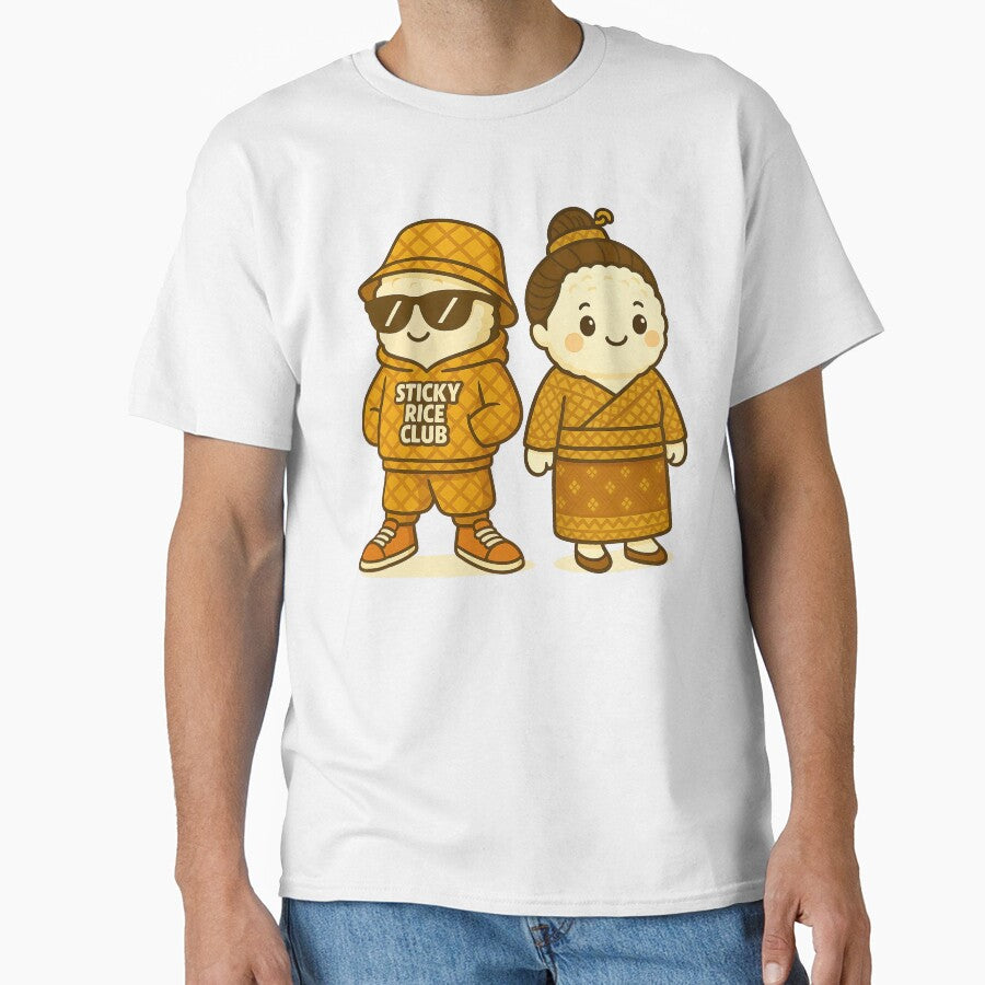 Sticky Rice Club Duo - Lao Mascots by JustLao