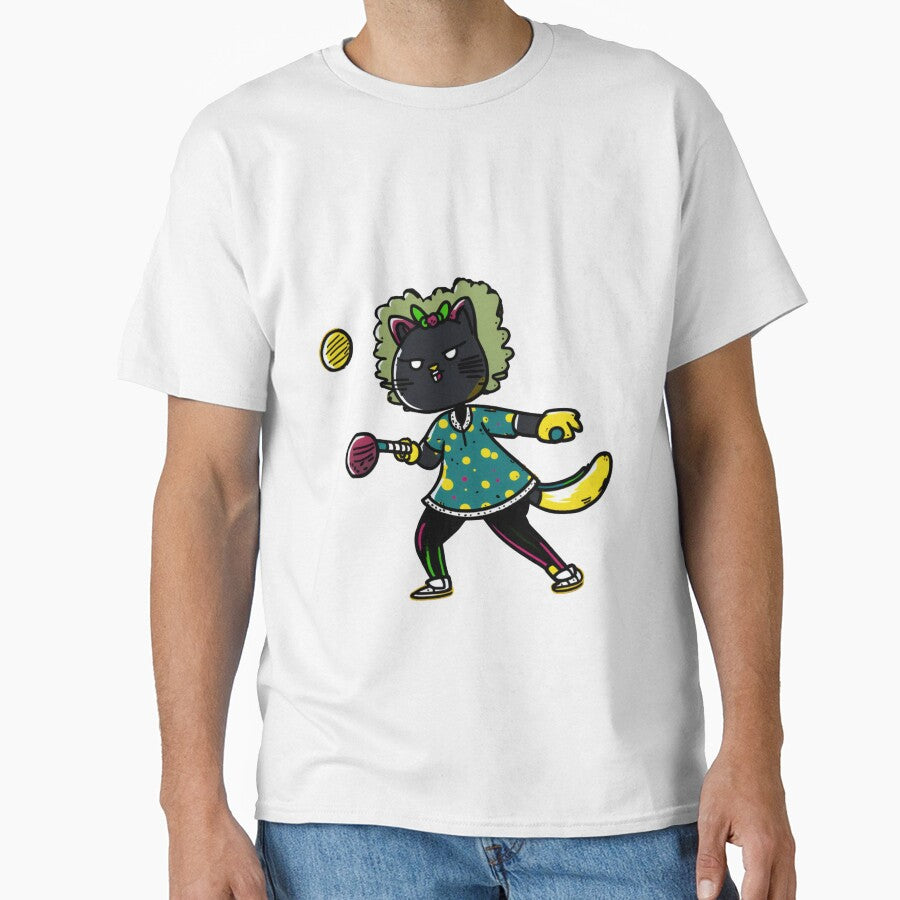 Pickleball cat Funny for cat lover and pickleball lover by Es4clhoting