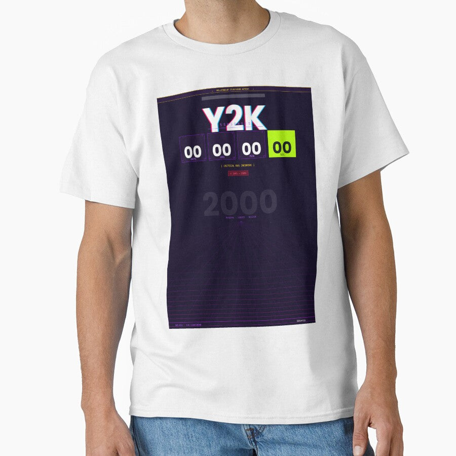Y2K Countdown Millennium Bug Retro Future Art by 5SKseries