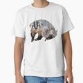 A is for American Badger ,American Badger Artwork – Detailed Wildlife Illustration and Nature Design by PrettylittlepastelUk