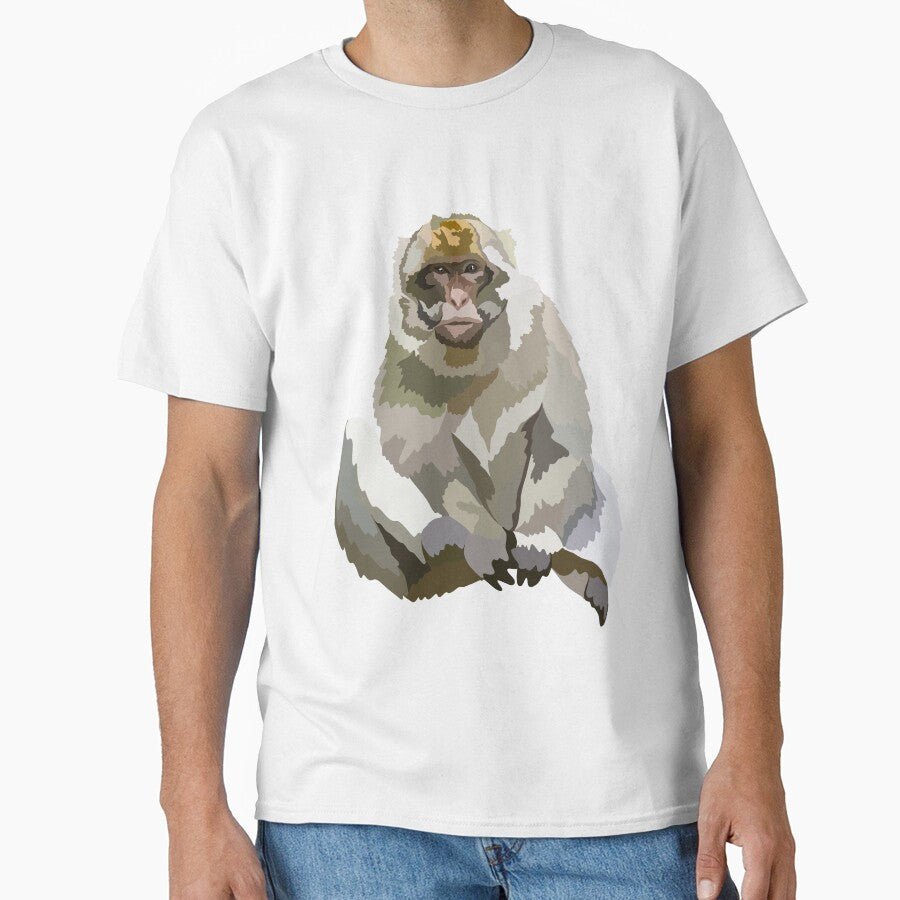 B is for Barbary Macaque by PrettylittlepastelUk