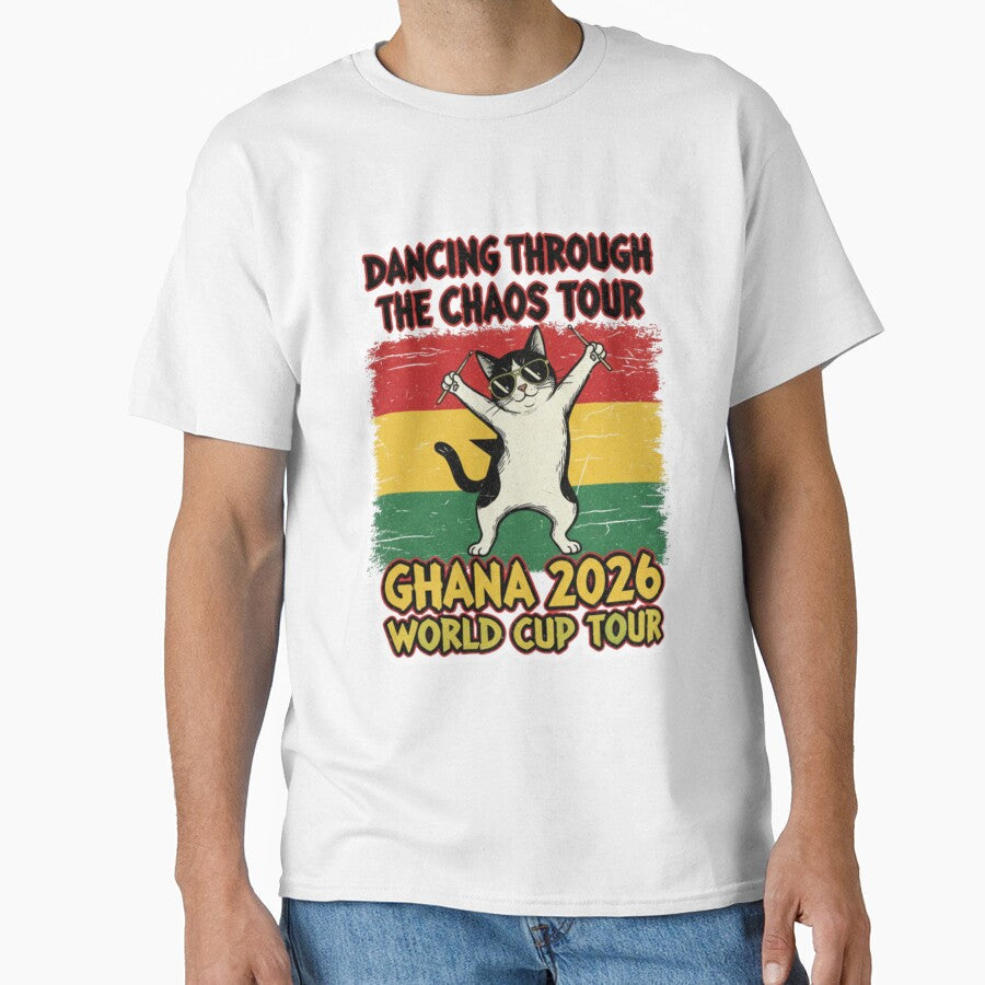 Dancing Through the Chaos Tour — Ghana World Cup Rock Shirt by catastrocat