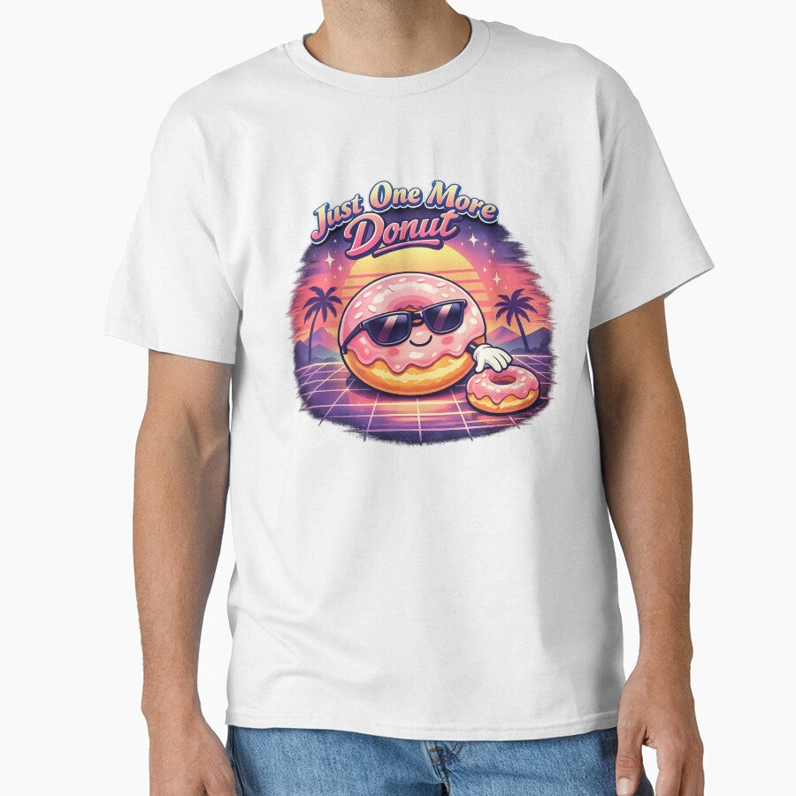 Just One More Donut – Retro Pastel 80s Aesthetic by MartBook
