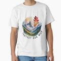 Protect Our Wild - Watercolor Mountain Landscape by Azraqcrafts