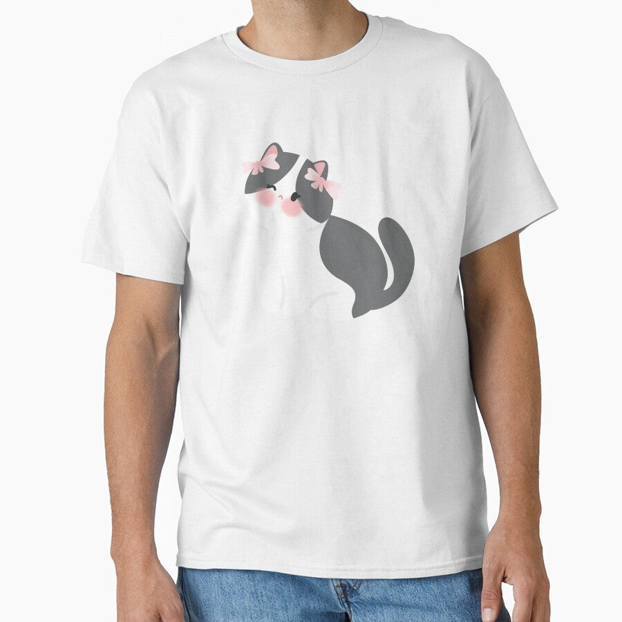 Coquette grey Cat by tinyfloofstar