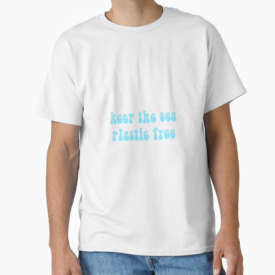 Keep the sea plastic free - blue by Rae P