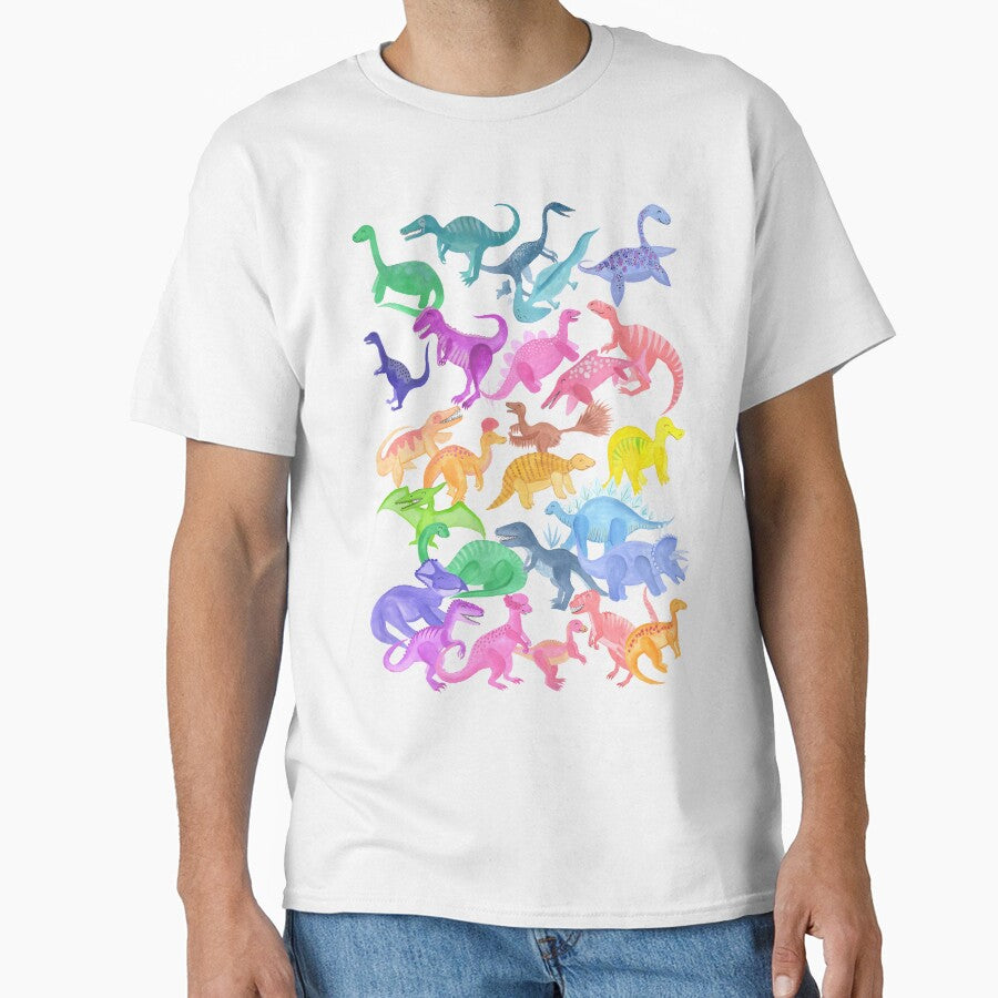 Roarsome Rainbow Dinosaur Alphabet by makemerriness