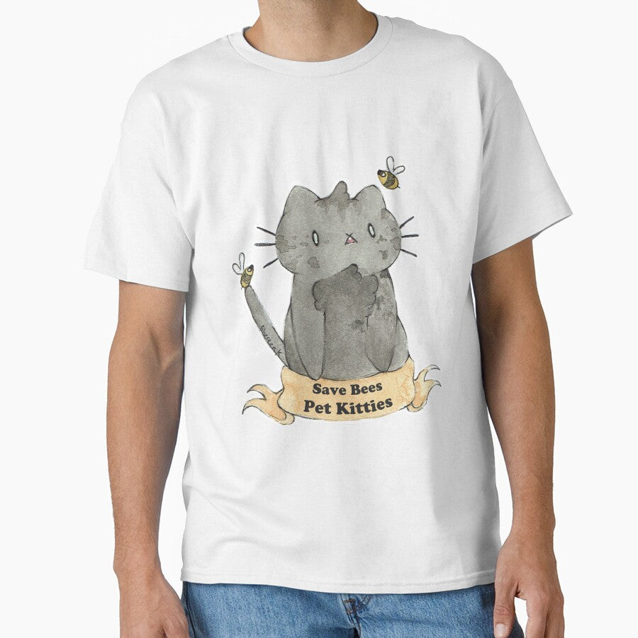 Save the Bees Pet the Kitties by Shereen Keshvadian