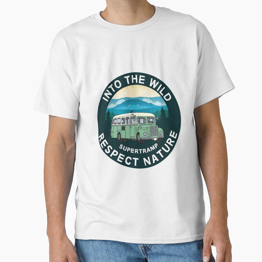 Nature Into The Wild - Leave No Trace Respect Shirt - Love Nature - Respect Nature t-shirt - Protect nature t shirt - Wanderlust Nature by happygiftideas