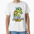 Slow Gains Club – Cute Kawaii Running Turtle Gym Sticker by les 3 cerises store