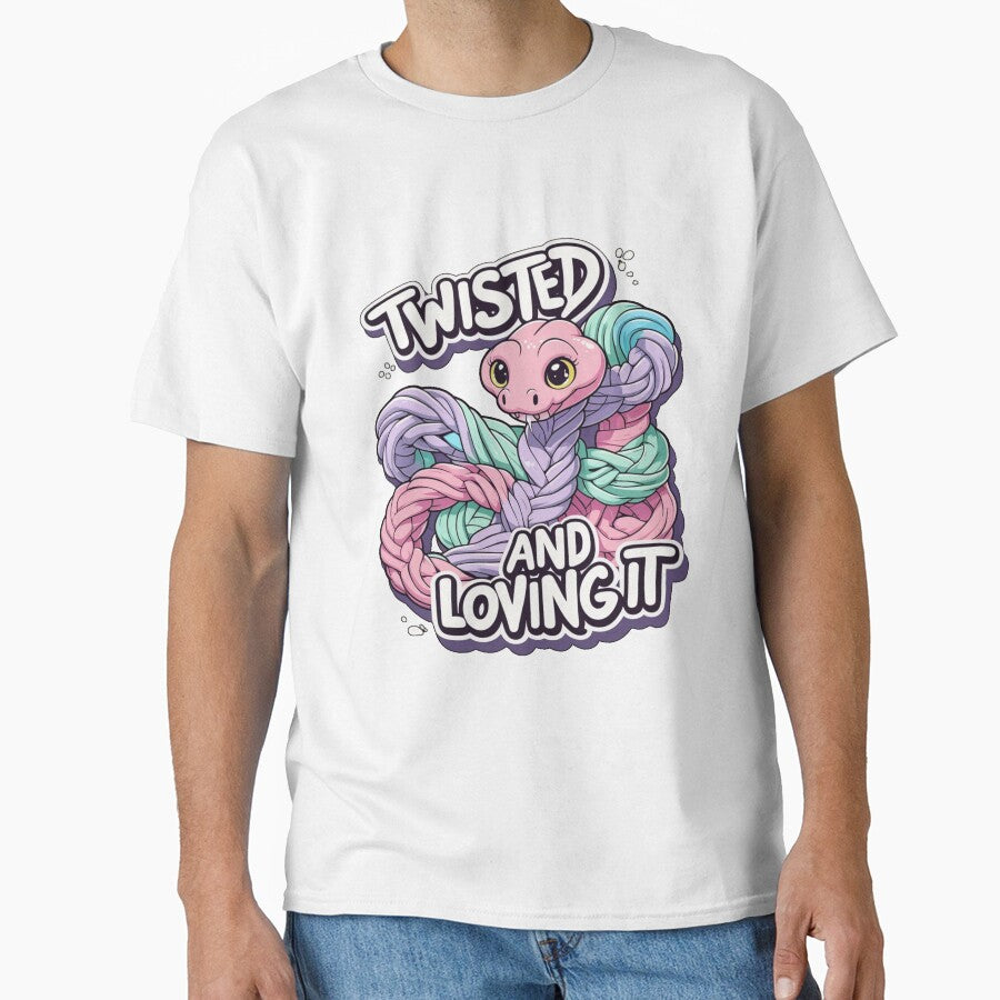 Macrame Lover Shirt – Twisted and Loving It Quote Tee by Mythic Tide