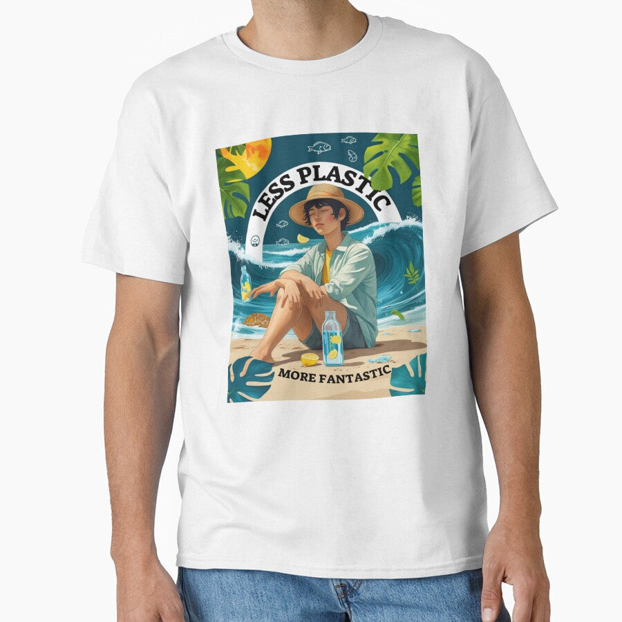Plastic Free T-Shirt – Eco Activist Tee for Ocean Lovers by Mythic Tide