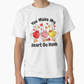 You Make My Heart Go Honk Valentine Goose Cute by Ali-printshop