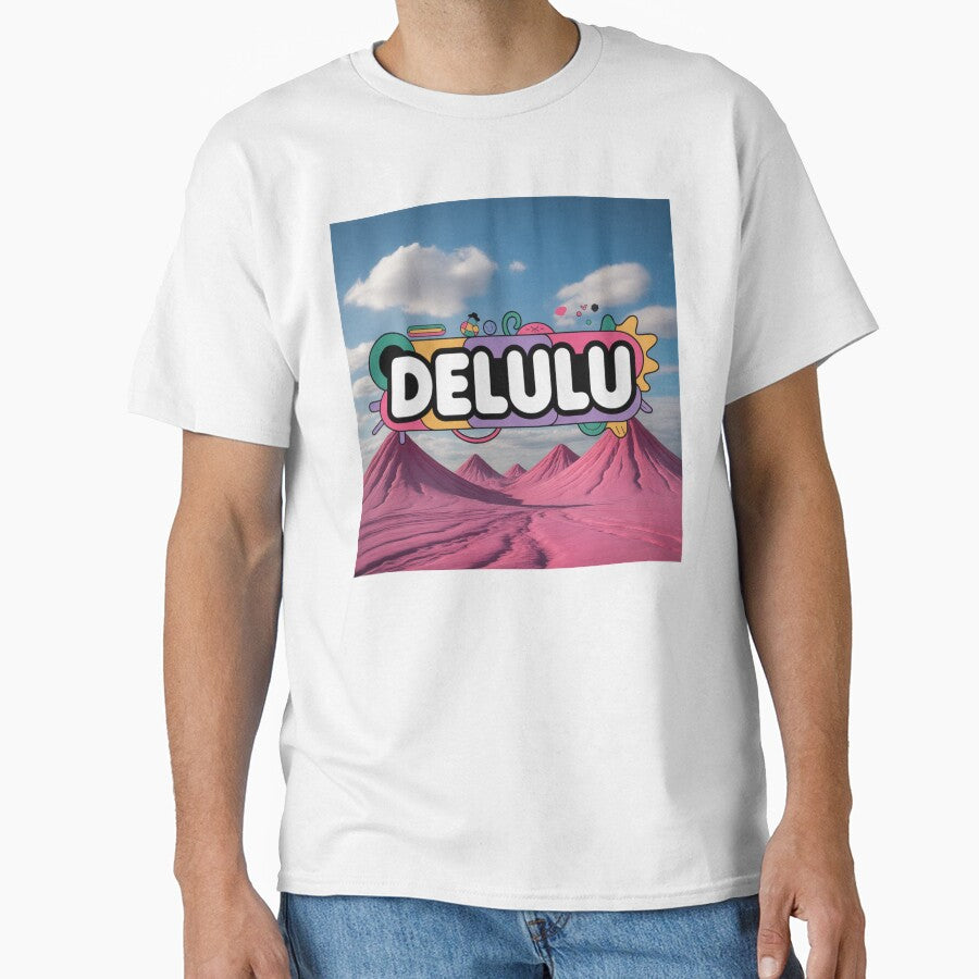 Delulu Aesthetic Meme – Delusional Humor Internet Slang Design by DreamLayerStudio