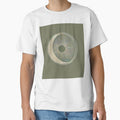 Harmony in Green: Minimalist Sun/Moon by UrbanCanvvas