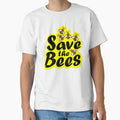 Save The Bees Nature Earth bumblebee honeybee insect global warming by dmr studio