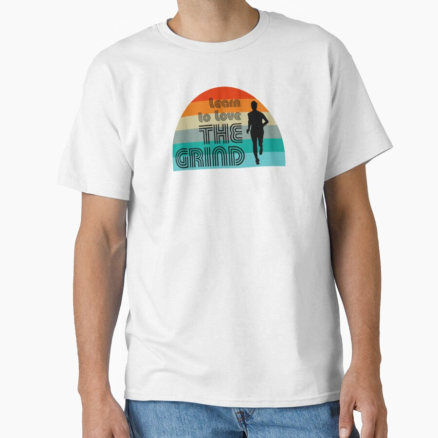 Learn To Love The Grind Running Retro by Esskay Designs
